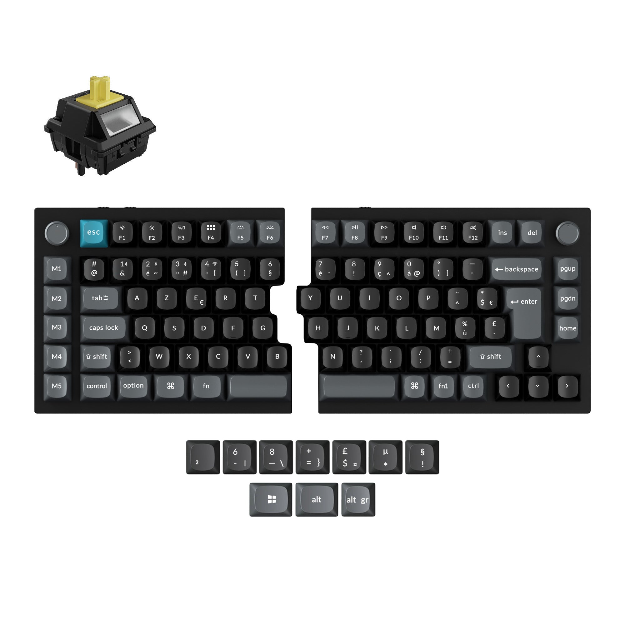Keychron Q11 Ultra 8K Draadloos Aangepast Mechanisch Toetsenbord ISO-indeling Collectie