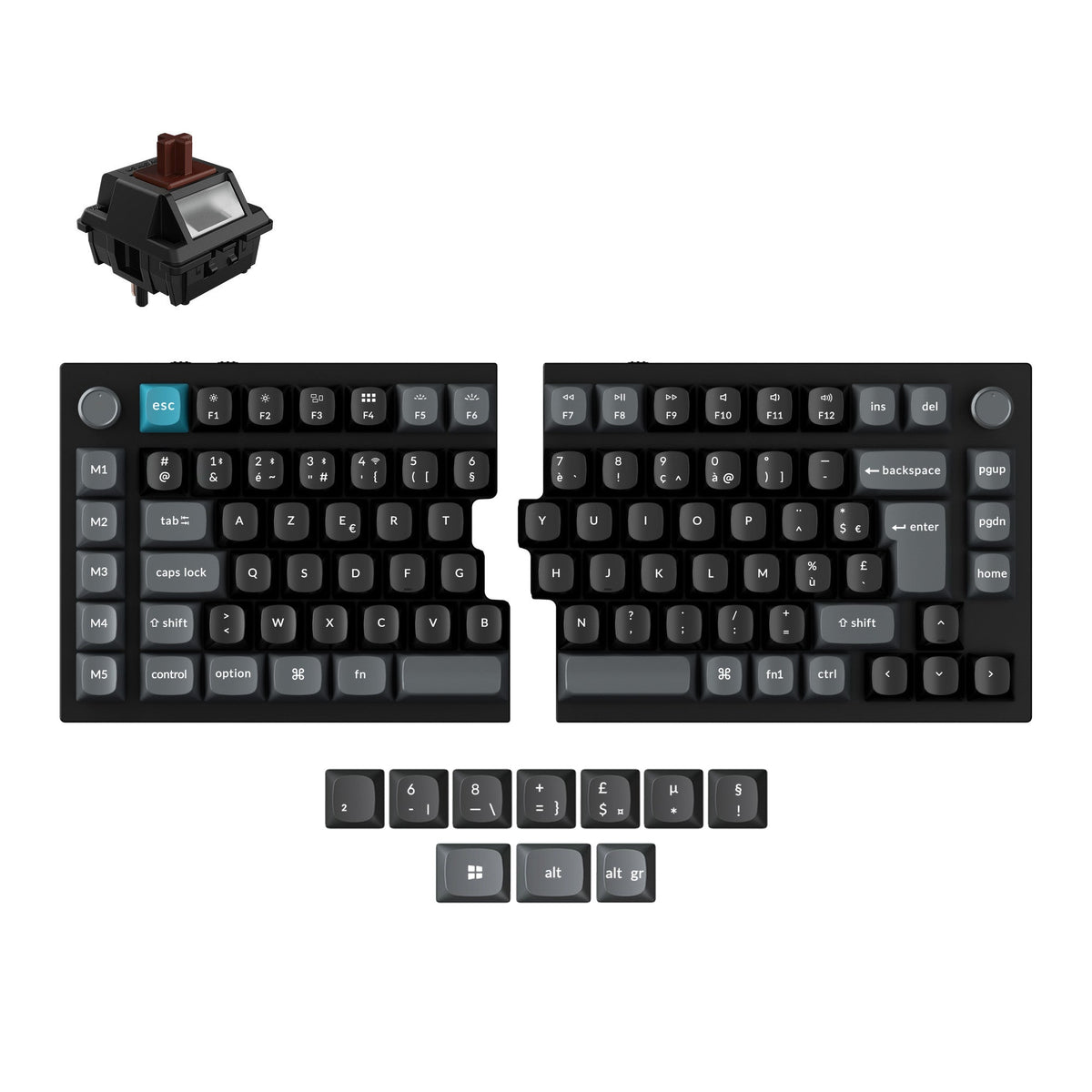 Keychron Q11 Ultra 8K Draadloos Aangepast Mechanisch Toetsenbord ISO-indeling Collectie
