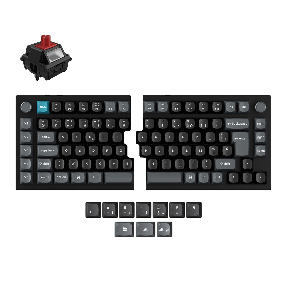 Keychron Q11 Ultra 8K Draadloos Aangepast Mechanisch Toetsenbord ISO-indeling Collectie