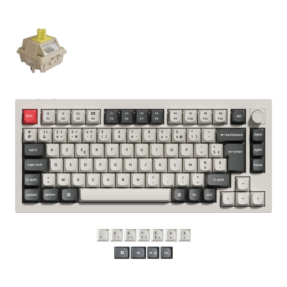 Keychron Q1 Ultra 8K Draadloos Aangepast Mechanisch Toetsenbord ISO-indeling Collectie