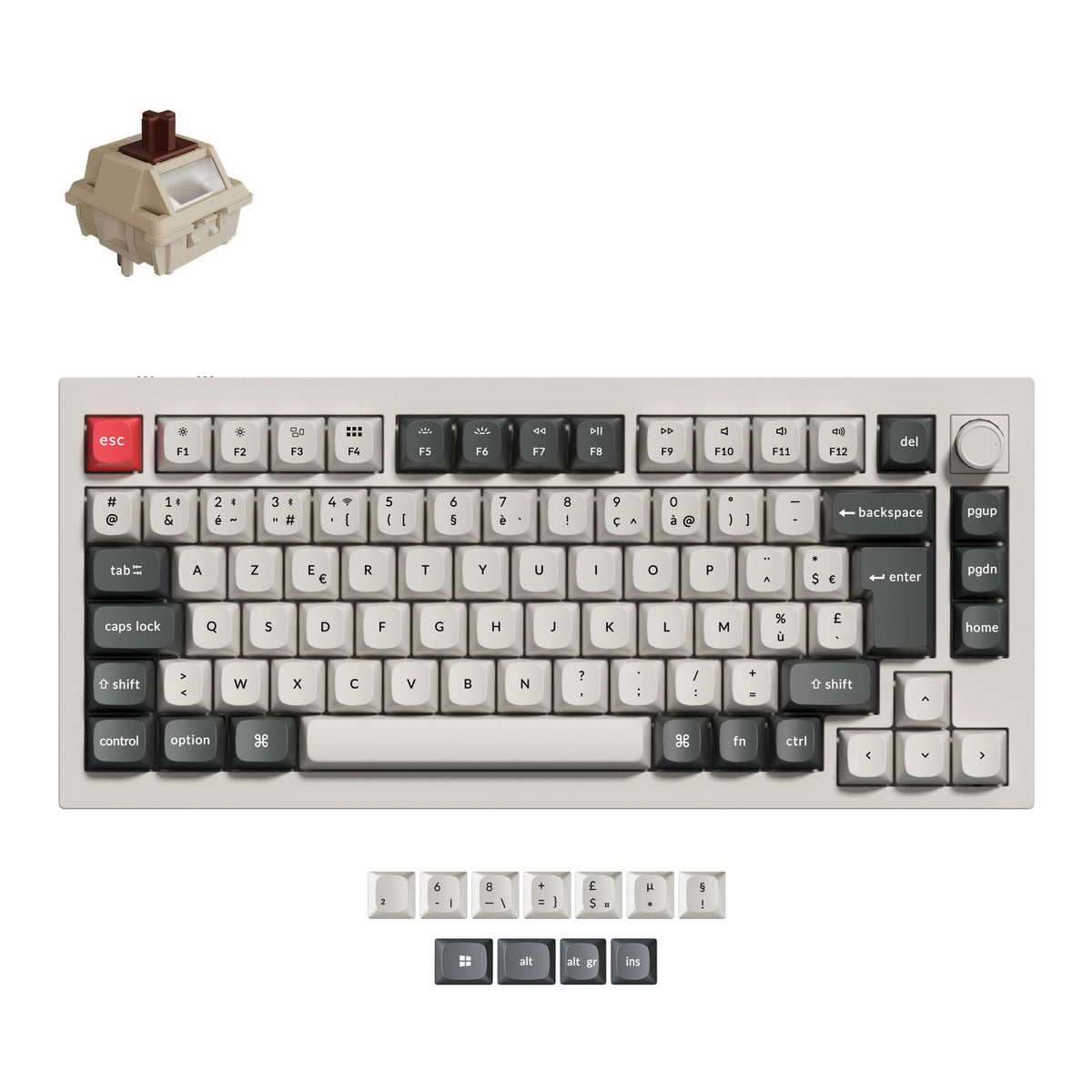 Keychron Q1 Ultra 8K Draadloos Aangepast Mechanisch Toetsenbord ISO-indeling Collectie