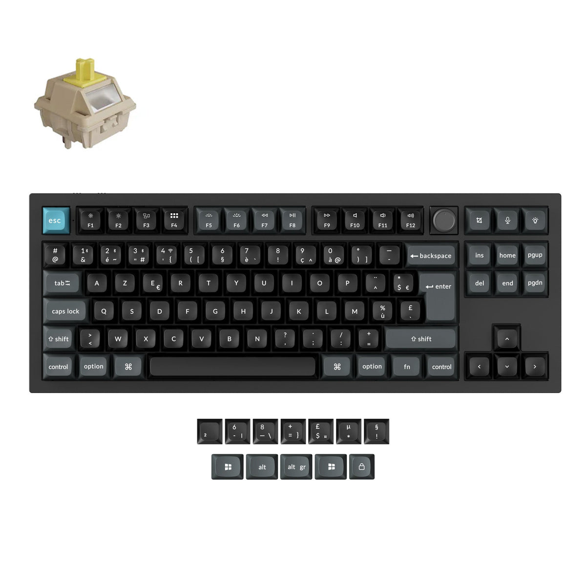 Keychron Q3 Ultra 8K Draadloos Aangepast Mechanisch Toetsenbord ISO-indeling Collectie
