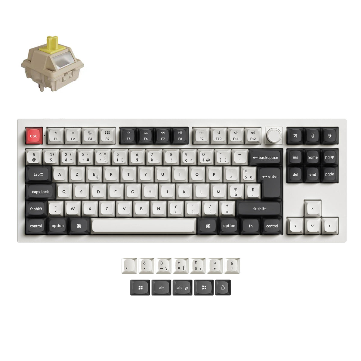 Keychron Q3 Ultra 8K Draadloos Aangepast Mechanisch Toetsenbord ISO-indeling Collectie