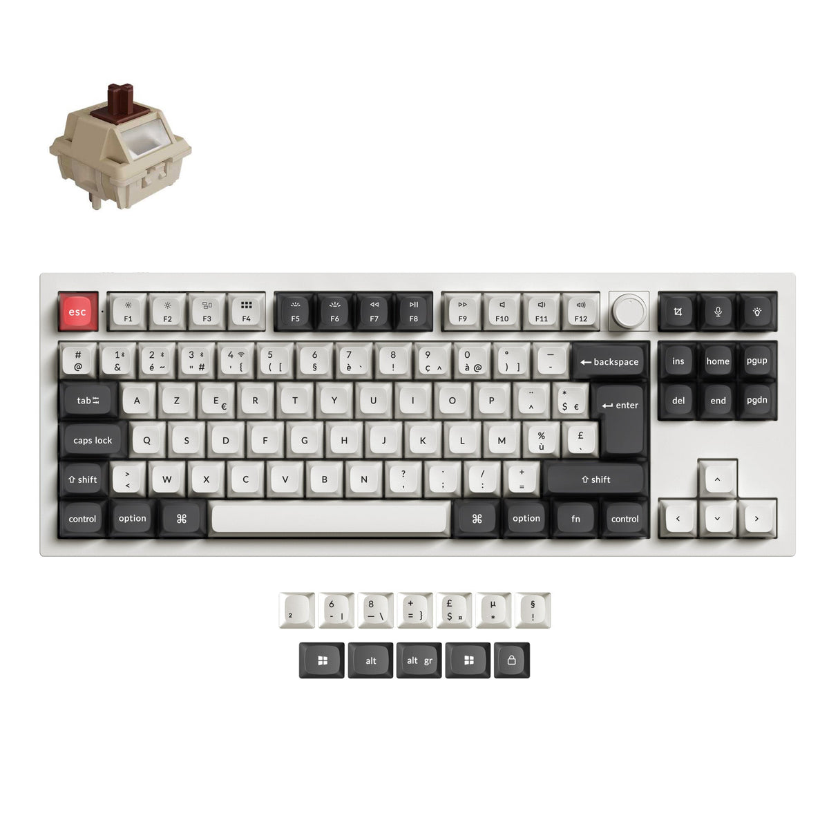 Keychron Q3 Ultra 8K Draadloos Aangepast Mechanisch Toetsenbord ISO-indeling Collectie