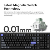 Keychron Q5 HE 8K Bedraad Magnetisch Schakeltoetsenbord (US ANSI-indeling)