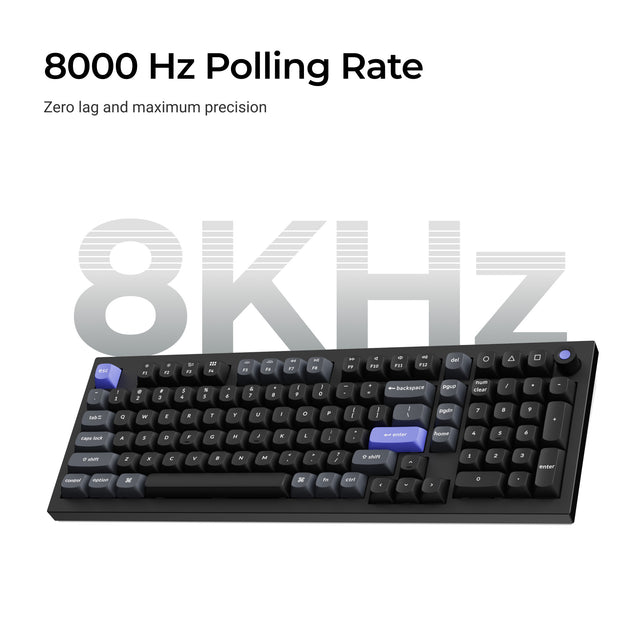 Keychron Q5 HE 8K Bedraad Magnetisch Schakeltoetsenbord (US ANSI-indeling)