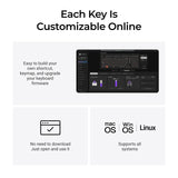 Keychron Q5 HE 8K Bedraad Magnetisch Schakeltoetsenbord (US ANSI-indeling)