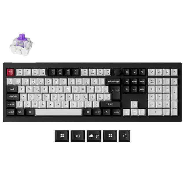 Keychron Q6 HE QMK Draadloos Aangepast Toetsenbord ISO-indeling Collectie