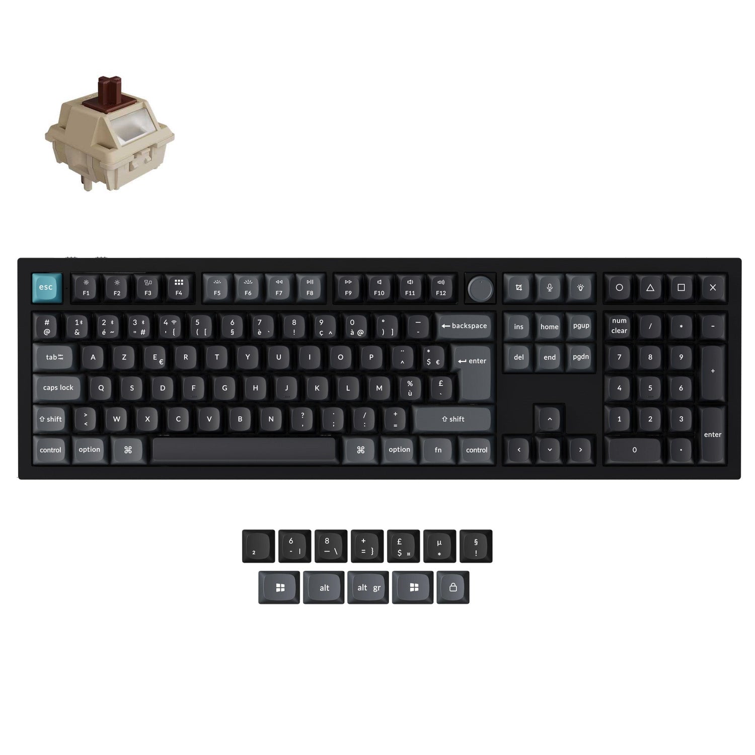 Keychron Q6 Ultra 8K Draadloos Aangepast Mechanisch Toetsenbord ISO-indeling Collectie