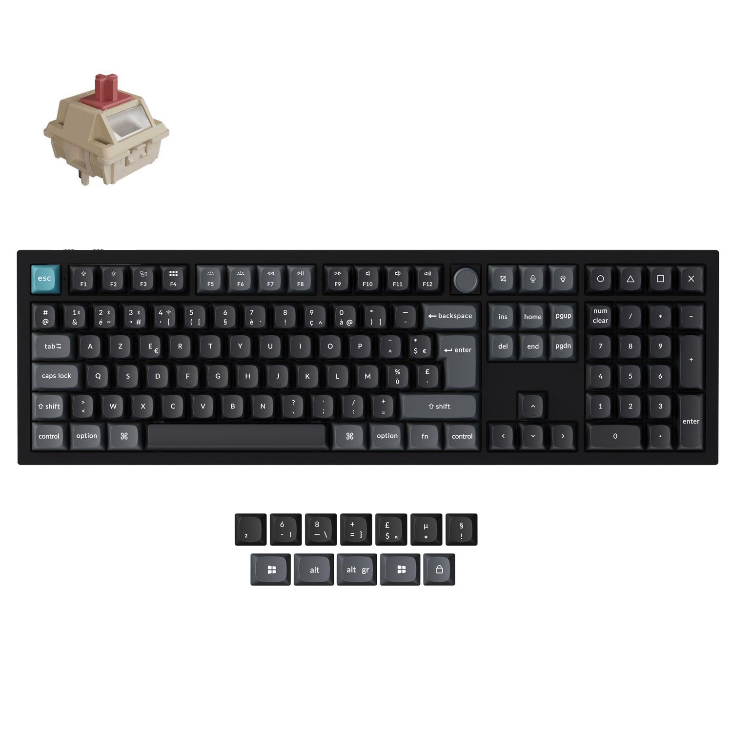 Keychron Q6 Ultra 8K Draadloos Aangepast Mechanisch Toetsenbord ISO-indeling Collectie