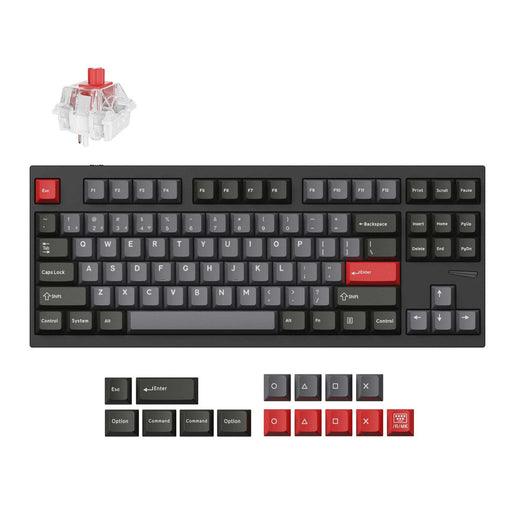 Lemokey L4 QMK Draadloos Aangepast Gaming Toetsenbord (US ANSI Toetsenbord)