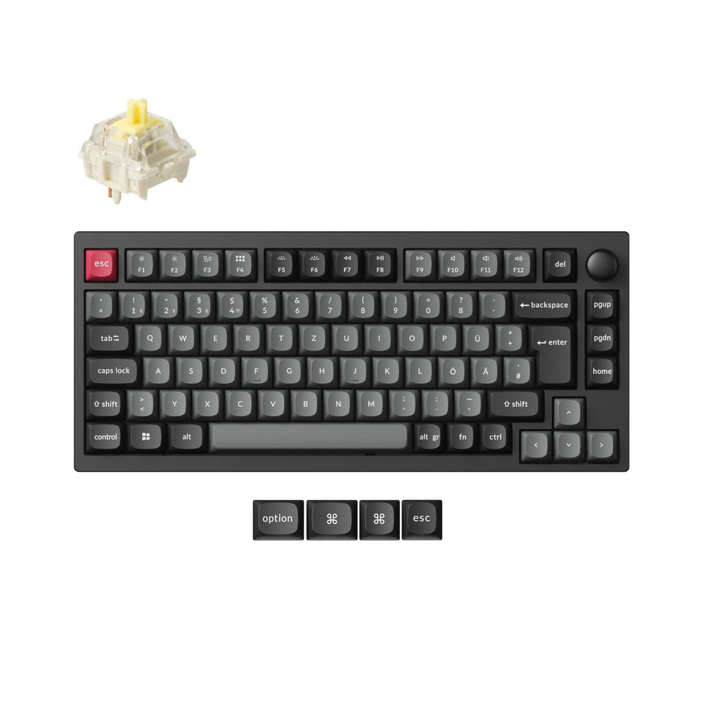 Lemokey P1 QMK Draadloos Aangepast Mechanisch Toetsenbord ISO-indeling Collectie