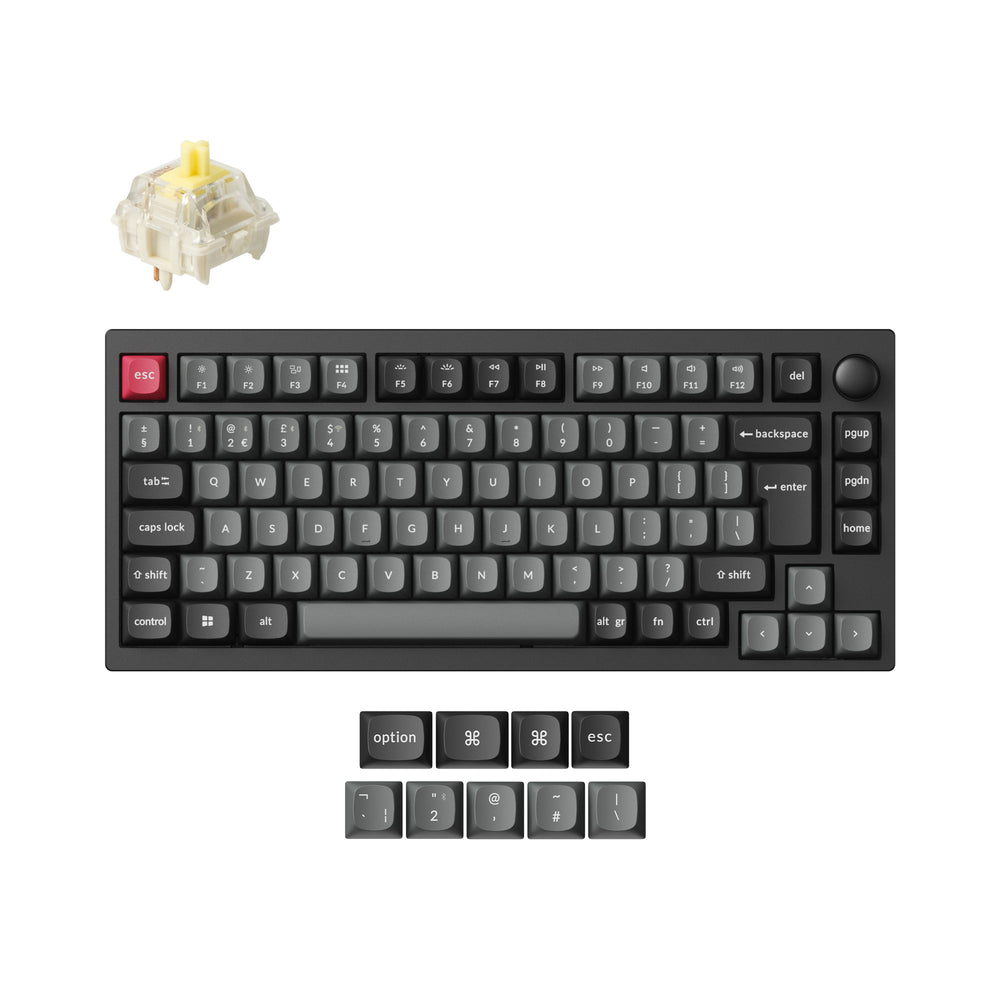 Lemokey P1 QMK Draadloos Aangepast Mechanisch Toetsenbord ISO-indeling Collectie