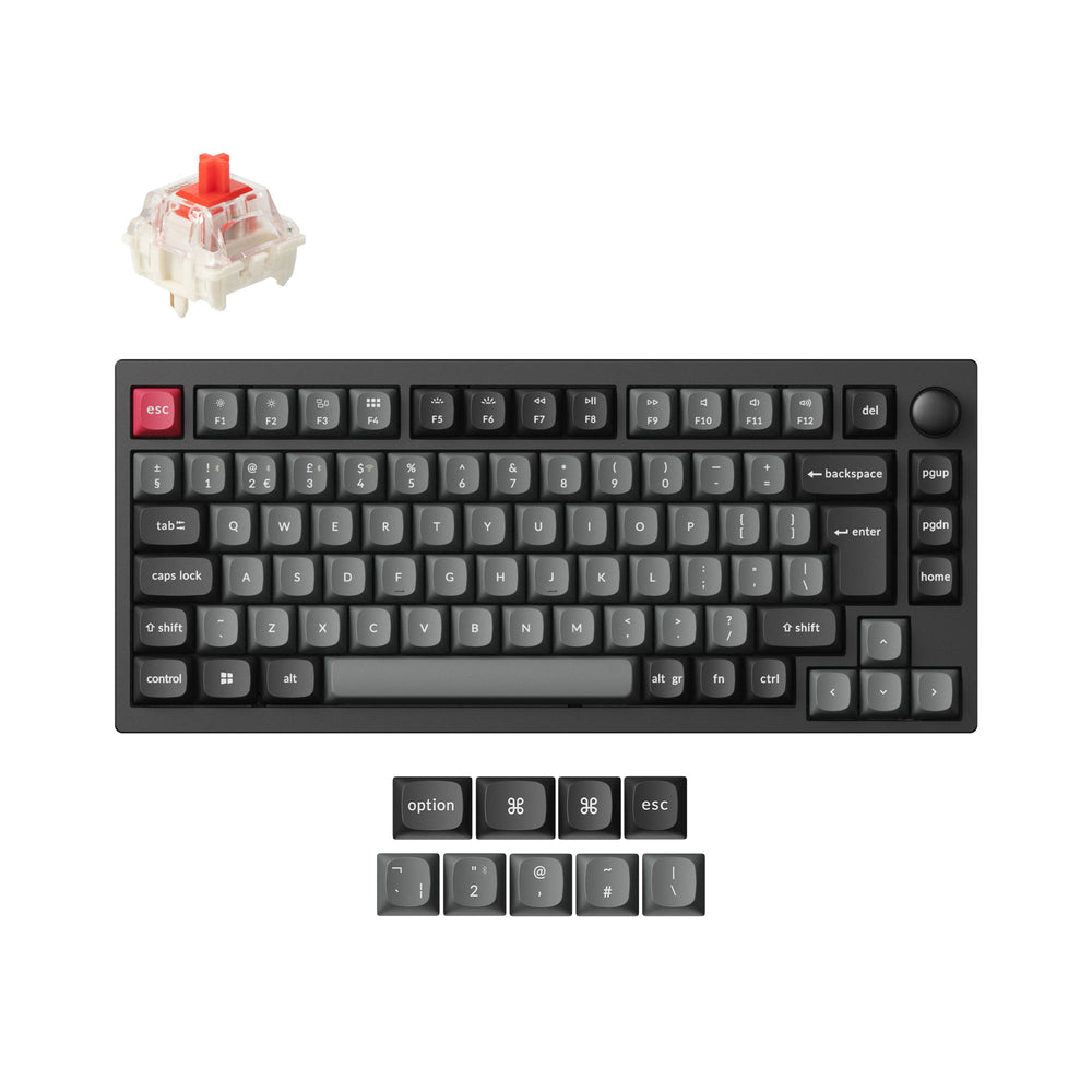 Lemokey P1 QMK Draadloos Aangepast Mechanisch Toetsenbord ISO-indeling Collectie