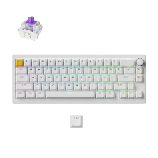Lemokey P2 HE Draadloze Magnetische Schakelaar Aangepast Gaming Toetsenbord (US ANSI-indeling)