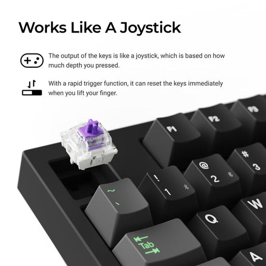 Lemokey P3 HE Draadloos Magnetisch Schakeltoetsenbord voor Gaming (US ANSI-indeling)