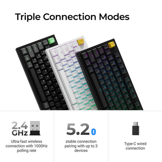 Lemokey P3 HE Draadloos Magnetisch Schakeltoetsenbord voor Gaming (US ANSI-indeling)