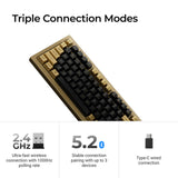 Keychron Q1 HE QMK Wireless Custom Keyboard - Copper Edition (US ANSI Layout)