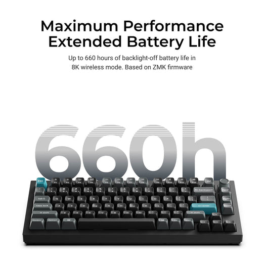 Keychron Q1 Ultra 8K Draadloos Aangepast Mechanisch Toetsenbord (US ANSI-indeling)