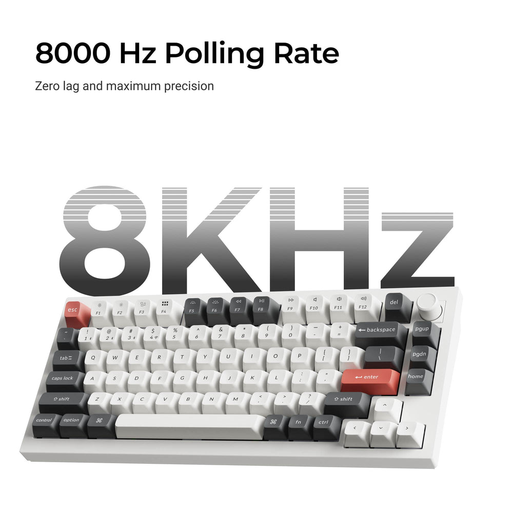 Keychron Q1 Ultra 8K Draadloos Aangepast Mechanisch Toetsenbord (US ANSI-indeling)