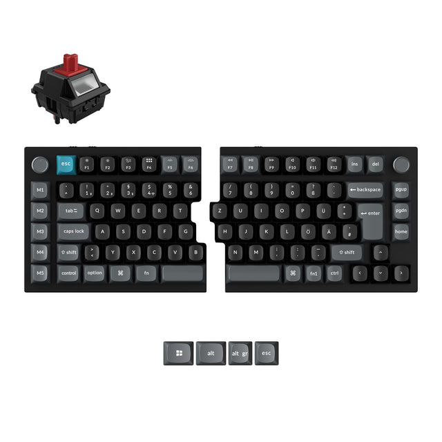 Keychron Q11 Ultra 8K Draadloos Aangepast Mechanisch Toetsenbord ISO-indeling Collectie