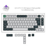 Keychron Q1 HE QMK Draadloos aangepast toetsenbord ISO-indelingscollectie