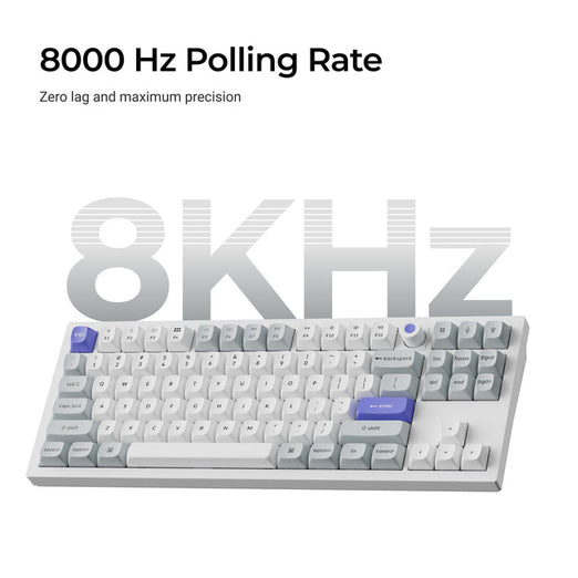 Keychron Q3 HE 8K Bedraad Magnetisch Schakeltoetsenbord (US ANSI-indeling)
