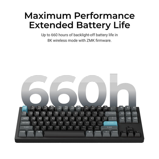Keychron Q3 Ultra 8K Draadloos Aangepast Mechanisch Toetsenbord (US ANSI-indeling)