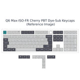 Keychron Q6 Max QMK/VIA Draadloos aangepast mechanisch toetsenbord ISO-indelingscollectie