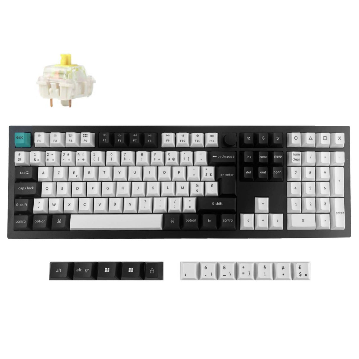 Keychron Q6 Max QMK/VIA Wireless Custom Mechanical Keyboard ISO Layout Collection