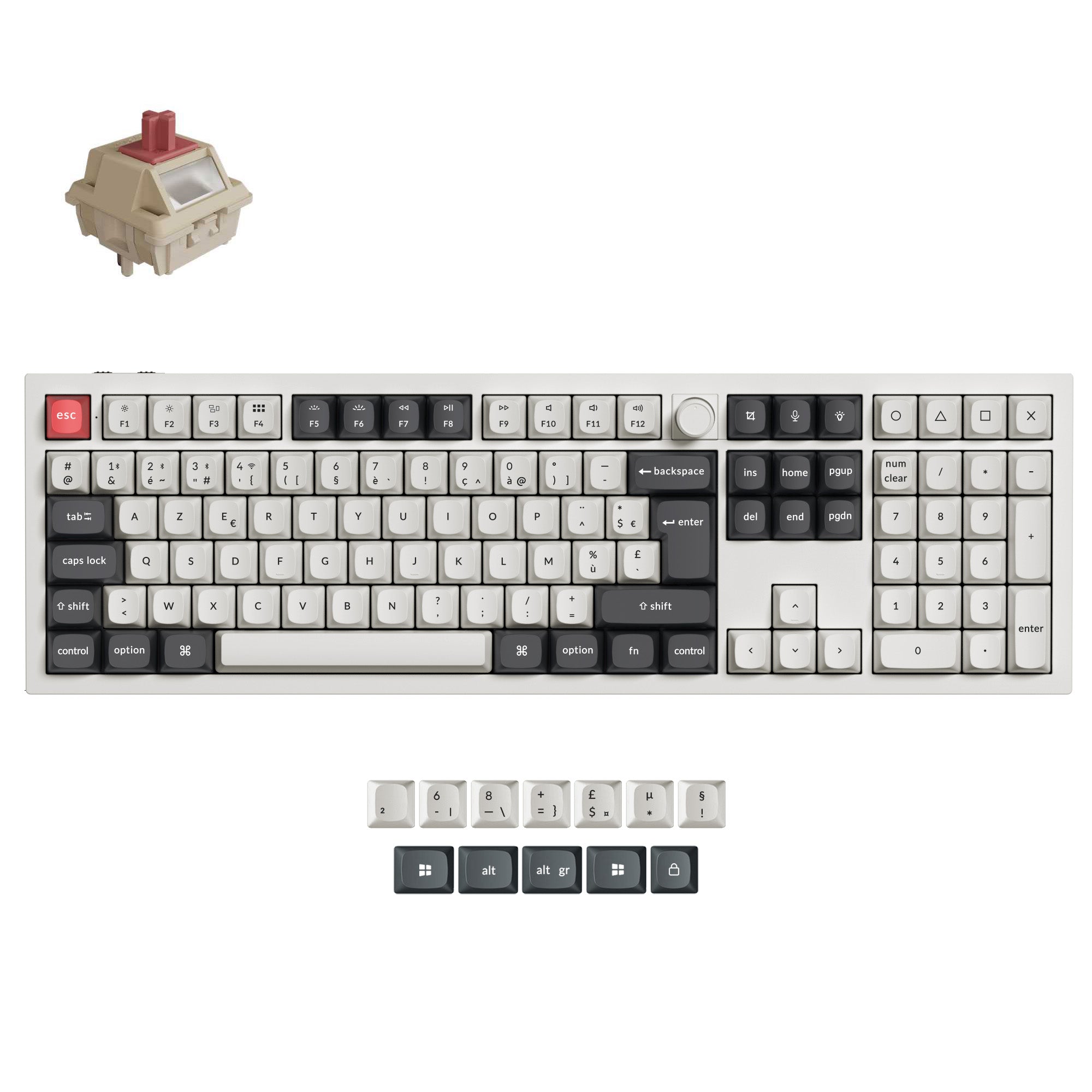 Keychron Q6 Ultra 8K Draadloos Aangepast Mechanisch Toetsenbord ISO-indeling Collectie