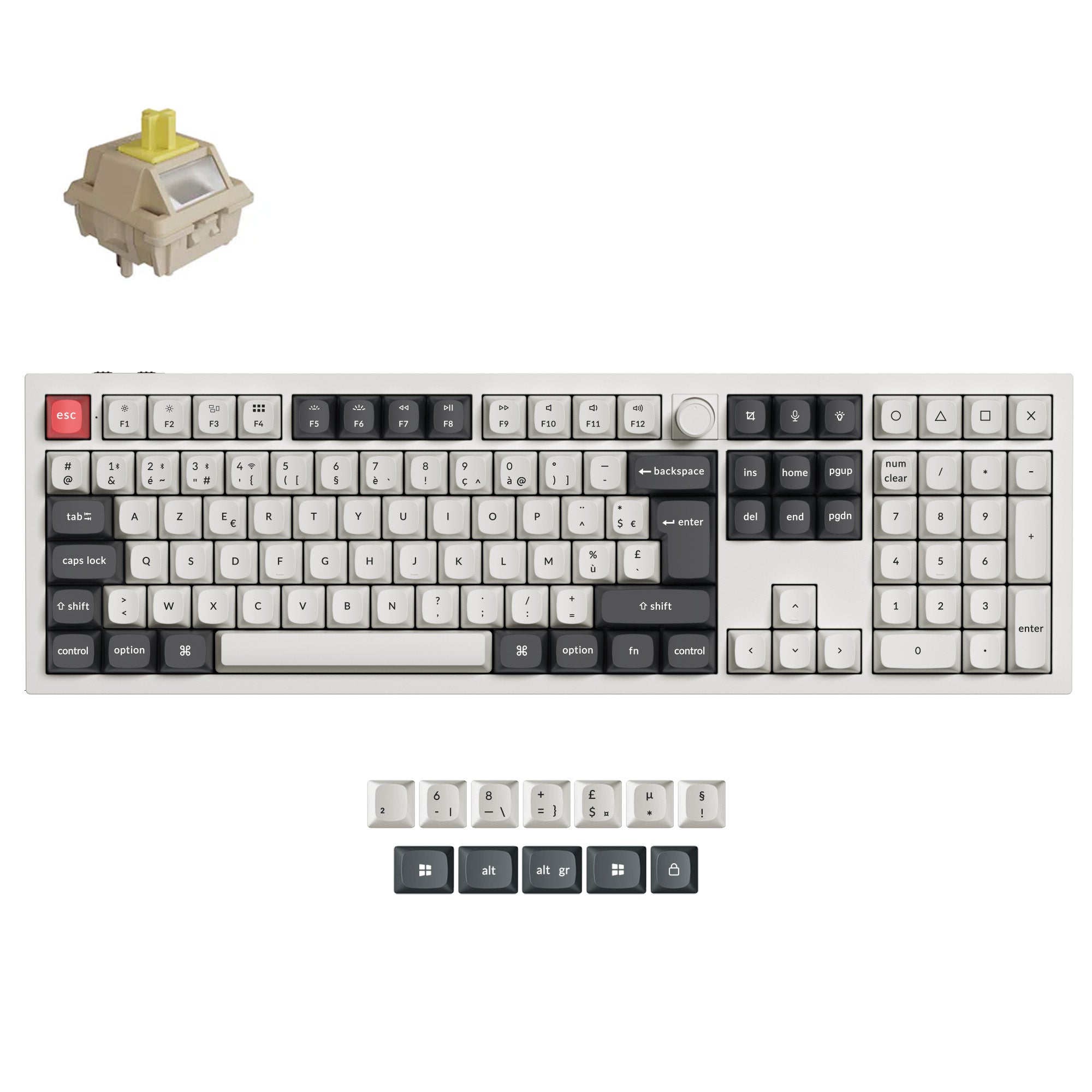 Keychron Q6 Ultra 8K Draadloos Aangepast Mechanisch Toetsenbord ISO-indeling Collectie
