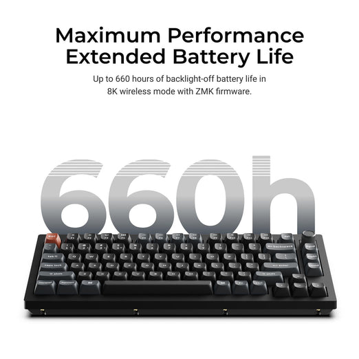 Keychron V1 Ultra 8K Draadloos Aangepast Mechanisch Toetsenbord (US ANSI-indeling)