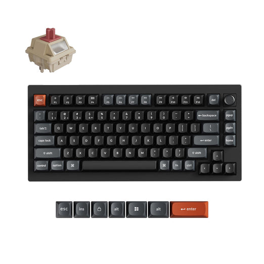 Keychron V1 Ultra 8K Draadloos Aangepast Mechanisch Toetsenbord (US ANSI-indeling)