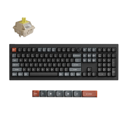 Keychron V6 Ultra 8K Draadloos Aangepast Mechanisch Toetsenbord (US ANSI-indeling)