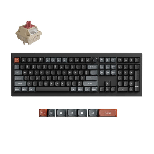 Keychron V6 Ultra 8K Draadloos Aangepast Mechanisch Toetsenbord (US ANSI-indeling)