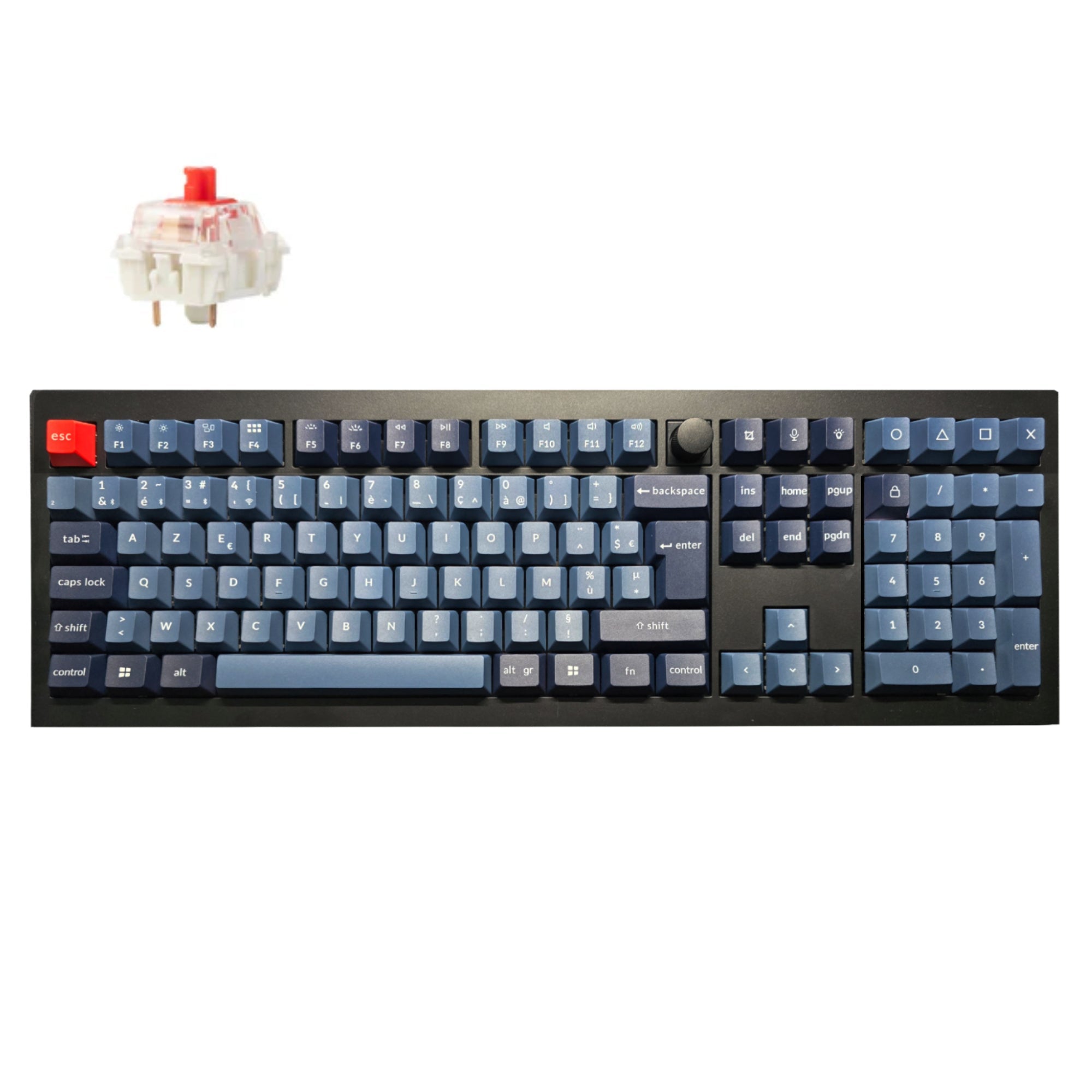 Keychron V6 Max QMK Draadloos Aangepast Mechanisch Toetsenbord ISO-indeling Collectie