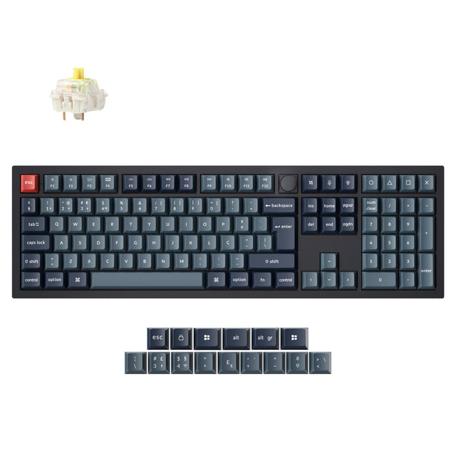 Keychron V6 Max QMK Draadloos Aangepast Mechanisch Toetsenbord ISO-indeling Collectie