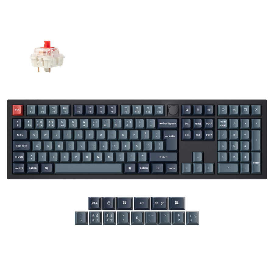 Keychron V6 Max QMK Draadloos Aangepast Mechanisch Toetsenbord ISO-indeling Collectie