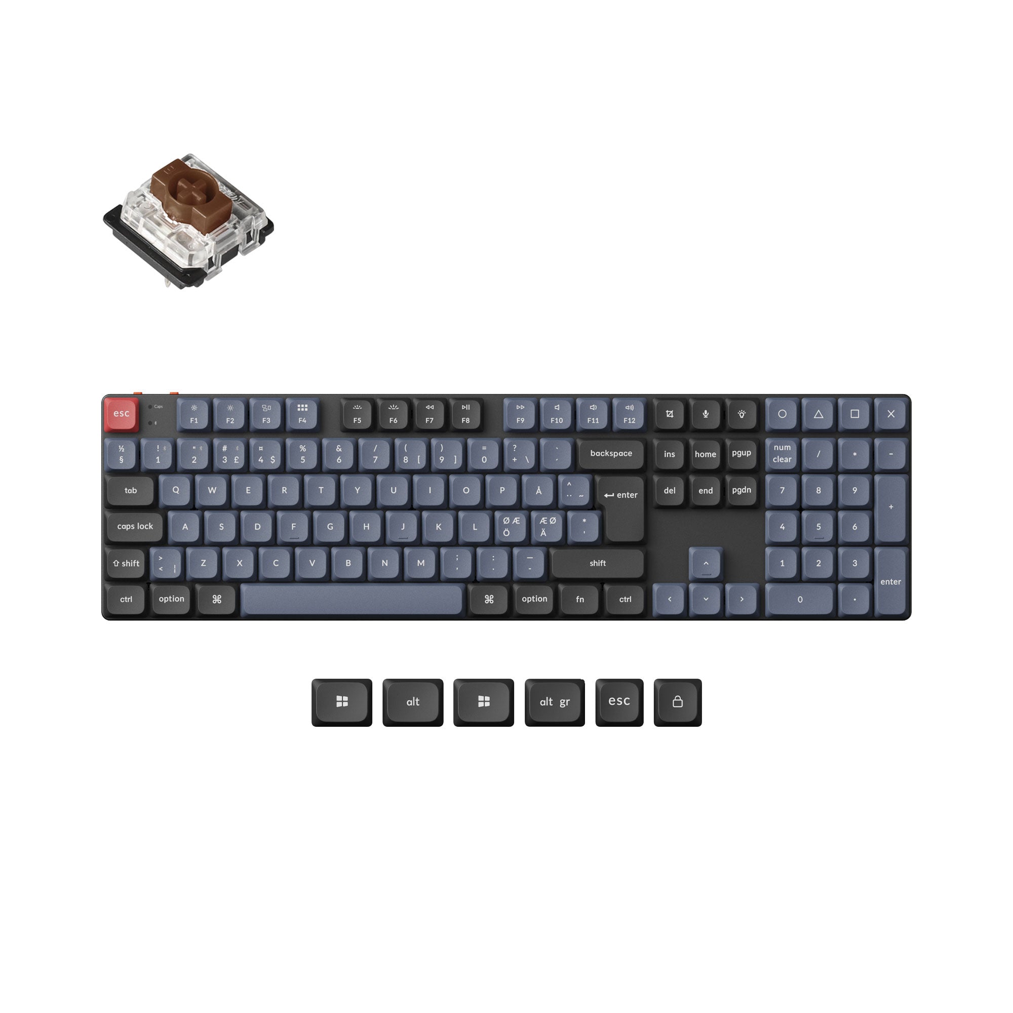 Keychron K5 Pro QMK/VIA Draadloos Aangepast Mechanisch Toetsenbord ISO-indeling Collectie