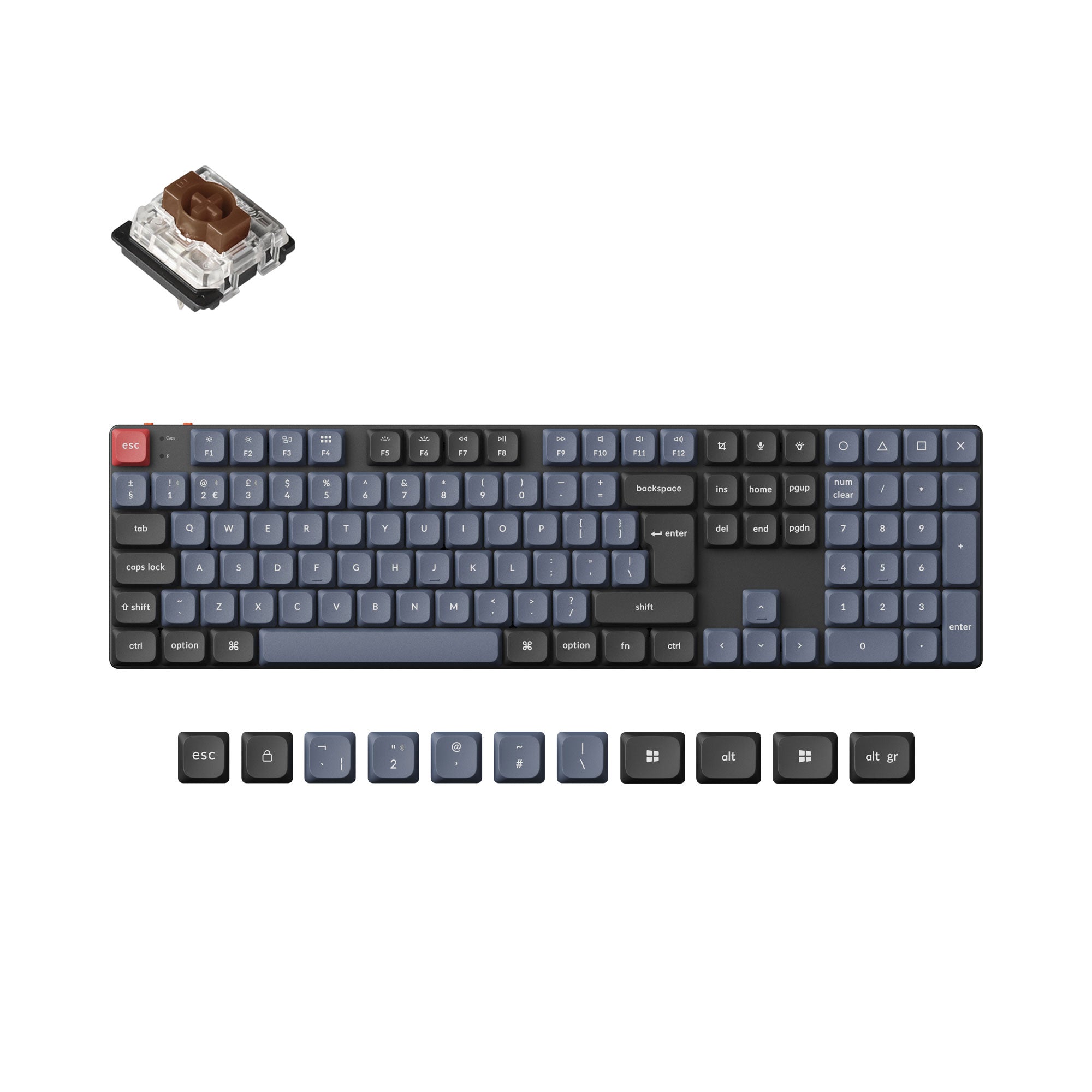 Keychron K5 Pro QMK/VIA Draadloos Aangepast Mechanisch Toetsenbord ISO-indeling Collectie