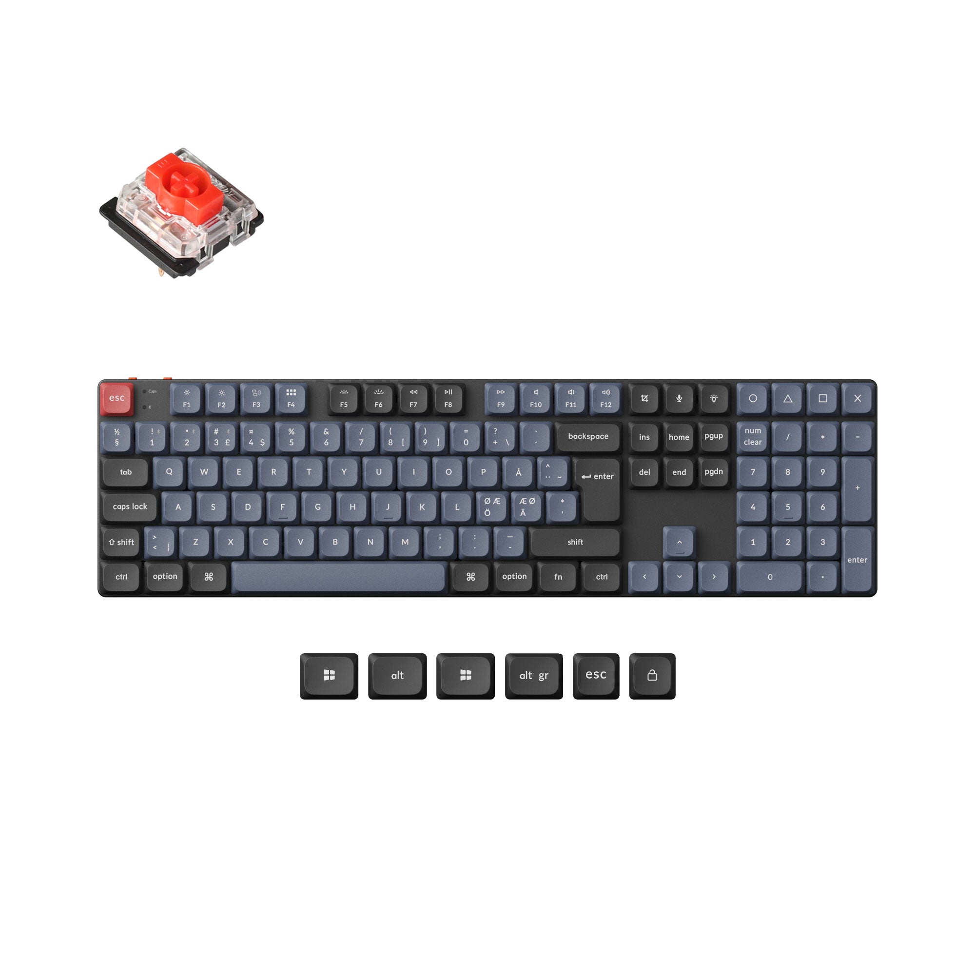 Keychron K5 Pro QMK/VIA Draadloos Aangepast Mechanisch Toetsenbord ISO-indeling Collectie