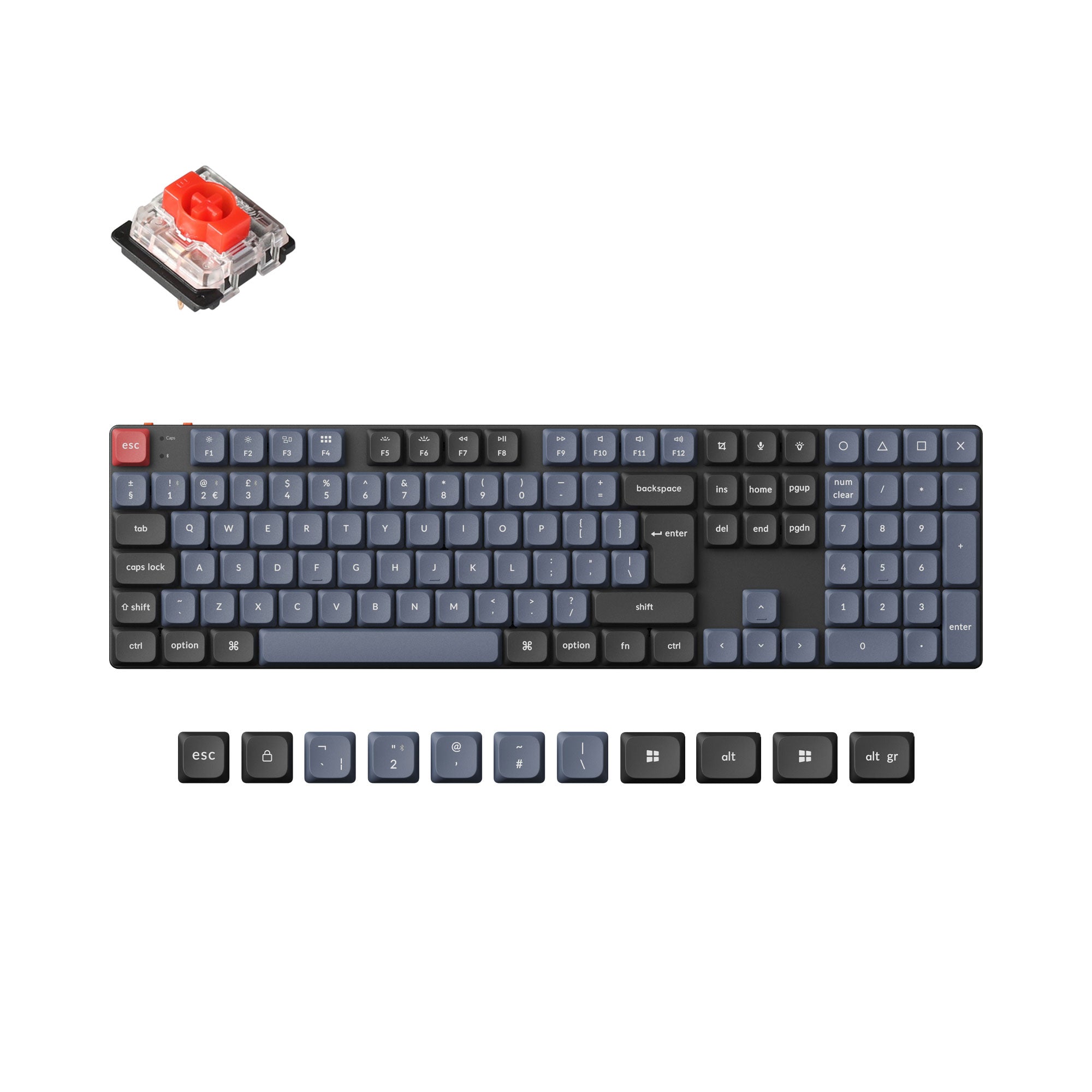 Keychron K5 Pro QMK/VIA Draadloos Aangepast Mechanisch Toetsenbord ISO-indeling Collectie