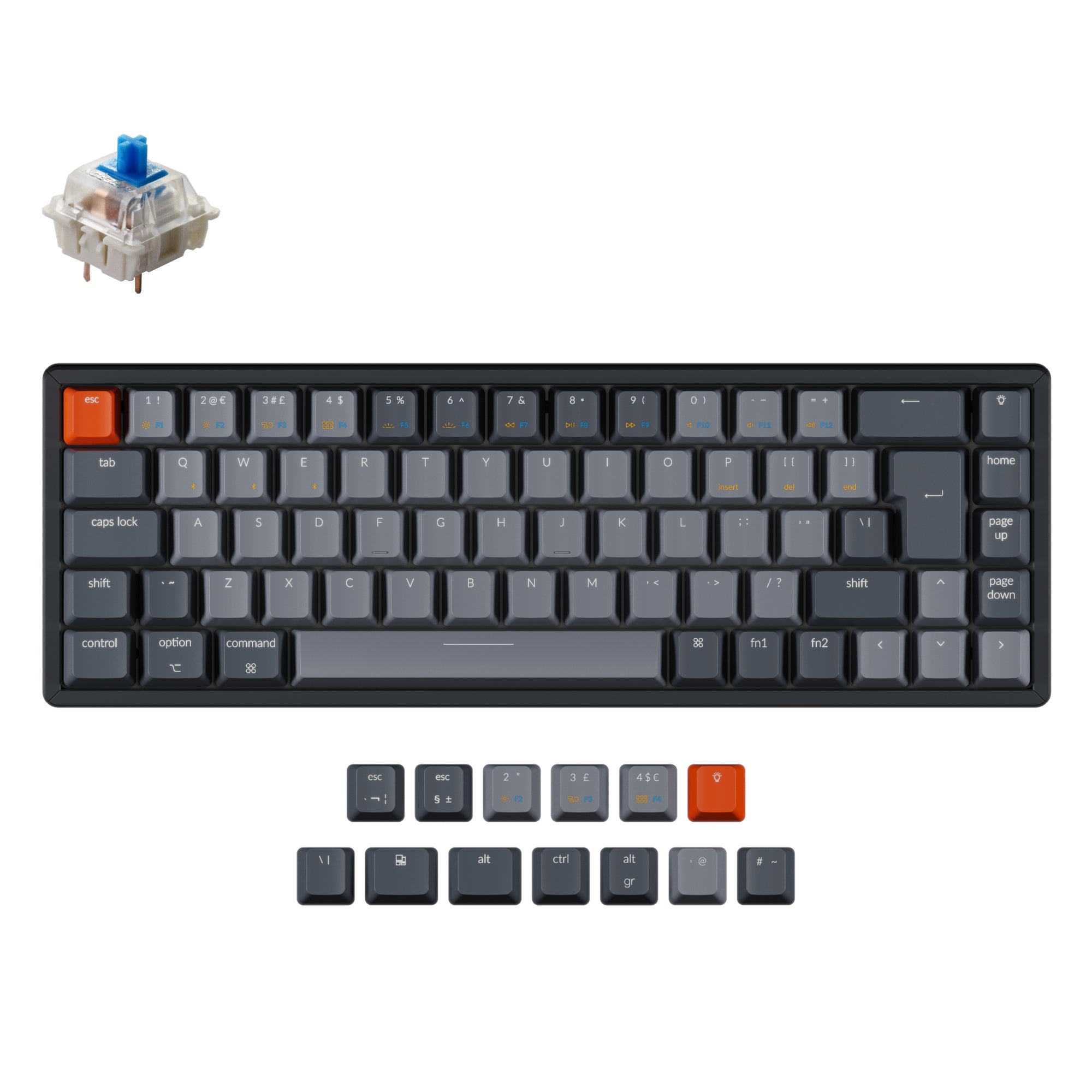 Keychron K6 Draadloos Mechanisch Toetsenbord (UK ISO-indeling)