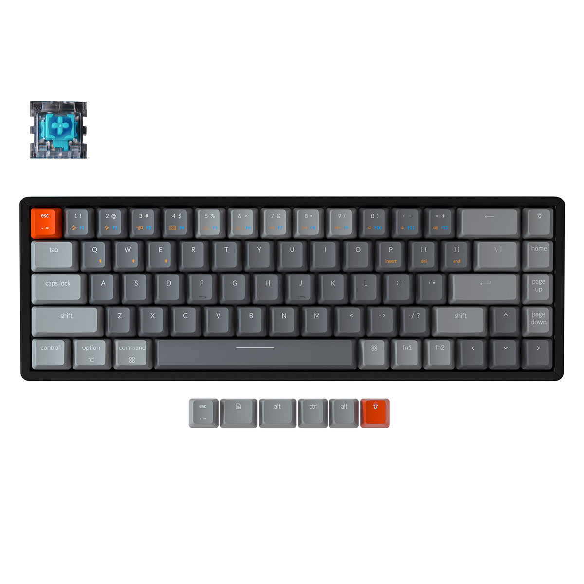Keychron K6 draadloos mechanisch toetsenbord (VS ANSI-toetsenbord)