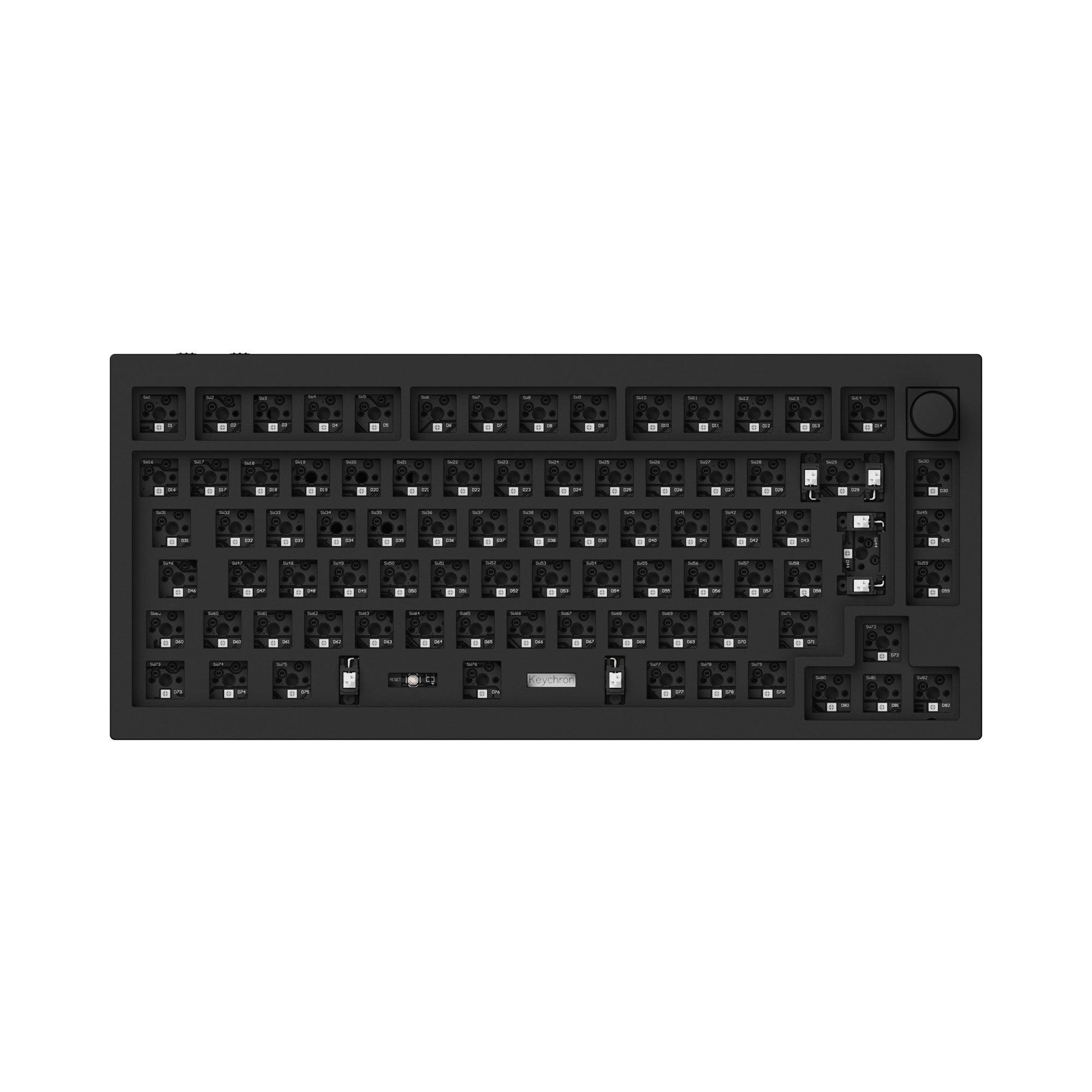 Keychron Q1 Pro QMK/VIA Draadloos aangepast mechanisch toetsenbord ISO-indelingscollectie