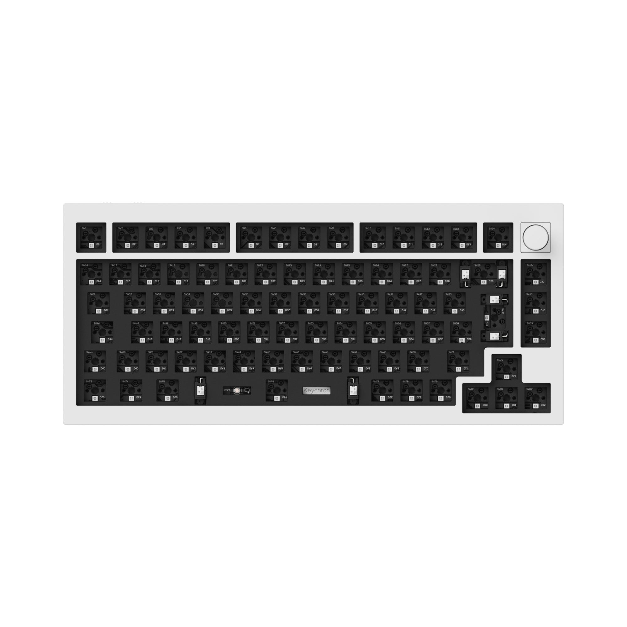 Keychron Q1 Pro QMK/VIA Draadloos aangepast mechanisch toetsenbord ISO-indelingscollectie
