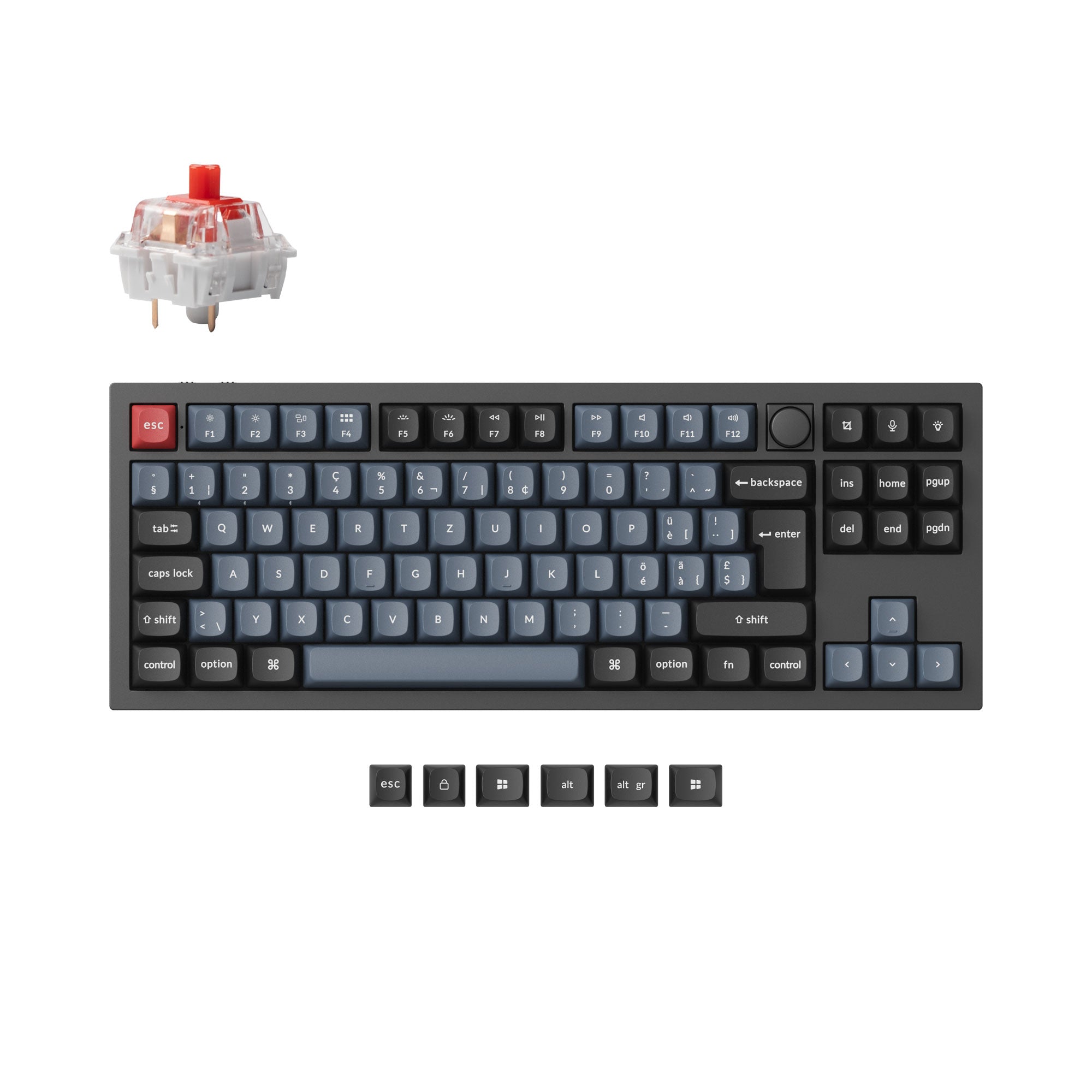 Keychron Q3 Pro QMK/VIA Draadloos Aangepast Mechanisch Toetsenbord ISO-indeling Collectie