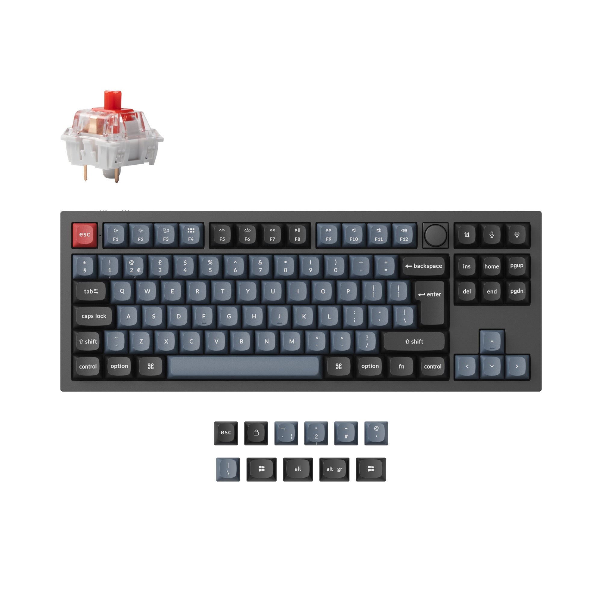 Keychron Q3 Pro QMK/VIA Draadloos Aangepast Mechanisch Toetsenbord ISO-indeling Collectie