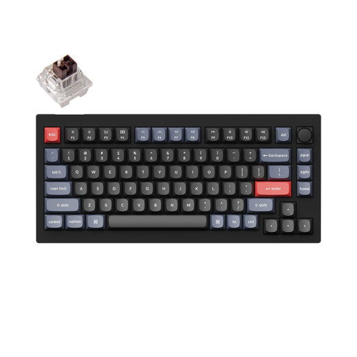 Keychron V1 QMK Aangepast Mechanisch Toetsenbord (US ANSI Toetsenbord)